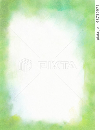 パステル画のカラーフレーム  ライトグリーン 48759975