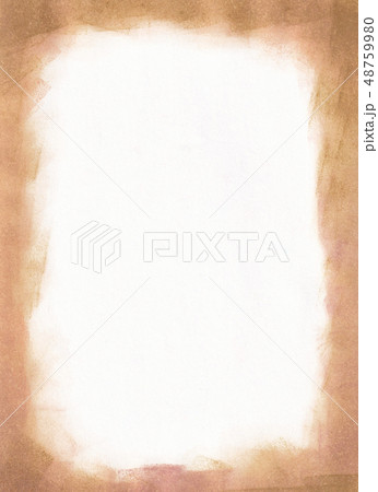 パステル画のカラーフレーム ブラウン パステル画のカラーフレーム ブラウン 48759980