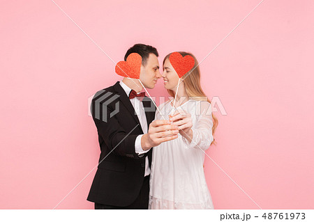Loving couple, man and woman, holding Loving couple, man and woman, holding 48761973