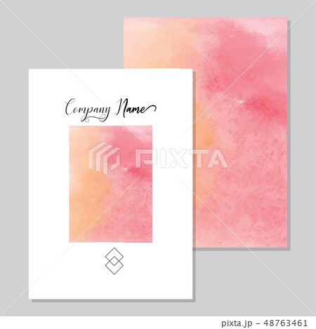 Hand Painted Art Of Watercolor Paint On Watercolor Paper Hand Painted Art Of Watercolor Paint On Watercolor Paper 48763461