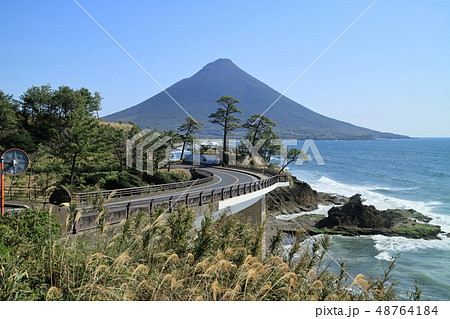 瀬平公園から見る開聞岳 48764184