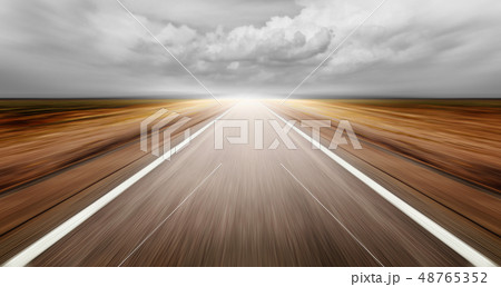 desert droughty area in cloudy day 48765352