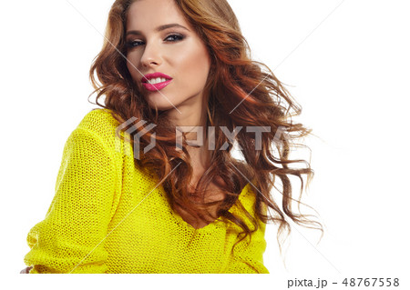 Portrait of sexy woman 48767558