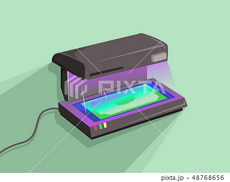Currency Detector Illustration 48768656