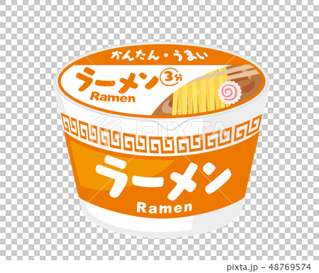 Cup ramen ramen cup noodle illustration 48769574