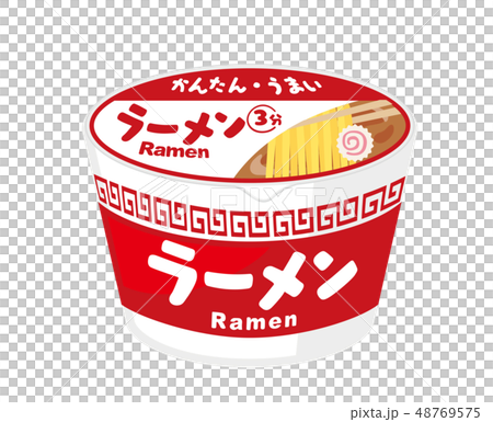 Cup ramen ramen cup noodle illustration 48769575