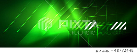 Abstract neon glowing light background. Dark background with lights. Abstract background with neon 48772449