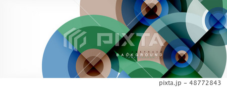 Geometric circle abstract background, creative geometric wallpaper. Geometric circle abstract background, creative geometric wallpaper. 48772843