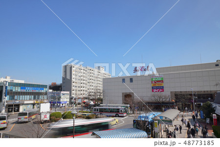 日本の川崎都市景観 東急電鉄 鷺沼駅前などを望む 日本の川崎都市景観 東急電鉄 鷺沼駅前などを望む 48773185