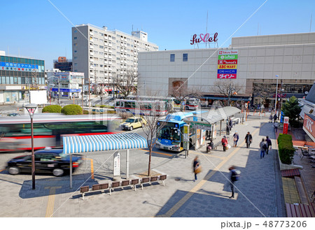 日本の川崎都市景観 東急電鉄 鷺沼駅前などを望む 日本の川崎都市景観 東急電鉄 鷺沼駅前などを望む 48773206