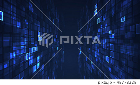 Abstract digital graphic flashing rectangle grid Abstract digital graphic flashing rectangle grid 48773228