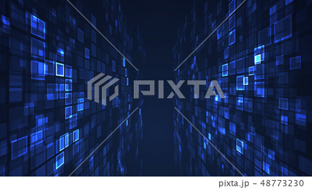 Abstract digital graphic flashing rectangle grid Abstract digital graphic flashing rectangle grid 48773230