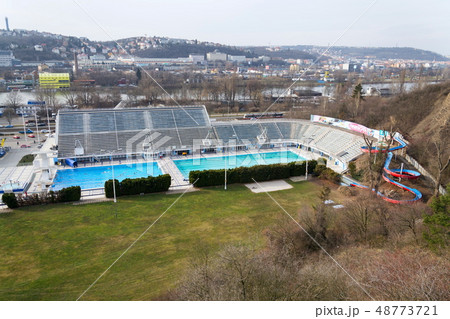 Biggest swimming complex, Podoli, Prague, Czechia Biggest swimming complex, Podoli, Prague, Czechia 48773721
