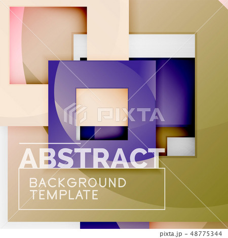 Background abstract squares, geometric minimal template Background abstract squares, geometric minimal template 48775344