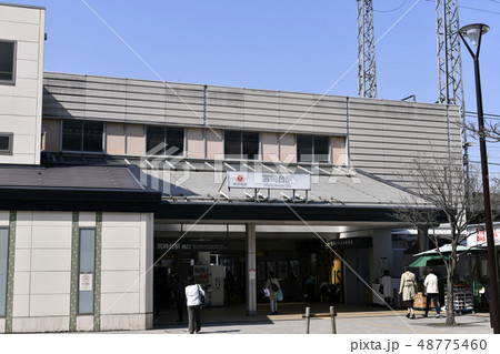 日本の川崎都市景観　東急電鉄　宮崎台駅などを望む 48775460