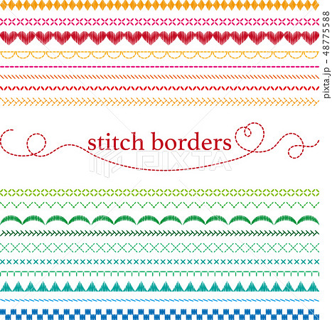 Stitch Border Round Stock Illustrations – 1,624 Stitch Border