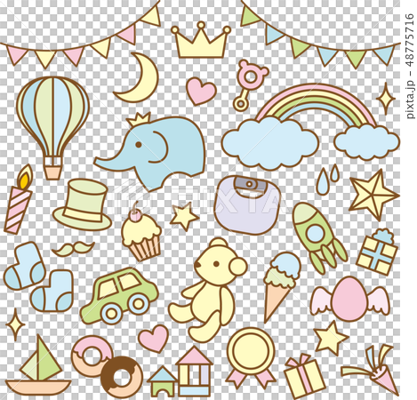 ベビーモチーフ_シンプル ベビーモチーフ_シンプル 48775716