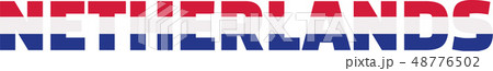 Netherlands flag word 48776502