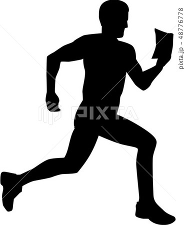 Orienteering silhouette Orienteering silhouette 48776778