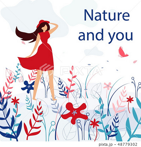 Square Flat Banner Nature and You Happy Tandem. 48779302