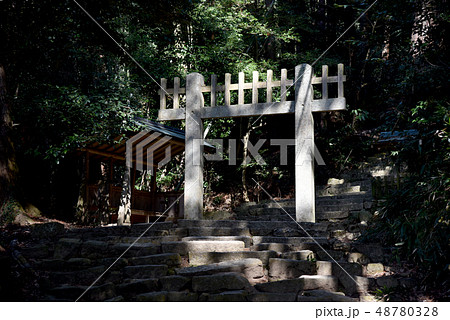 長命寺　石の鳥居 48780328