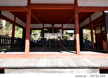 護法権現社と拝殿 護法権現社と拝殿 48781306