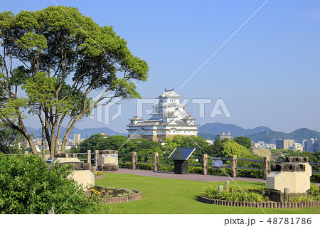 姫路城 北西側（ 男山配水池公園から ） 48781786