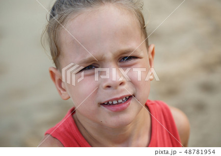 Portrait of a beautiful baby boy in sunlight Portrait of a beautiful baby boy in sunlight 48781954