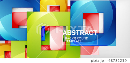 Square background, abstract squares on grey, business or techno template Square background, abstract squares on grey, business or techno template 48782259
