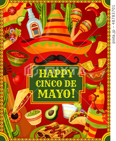 Fiesta Cinco de Mayo, Mexican holiday celebration 48783701