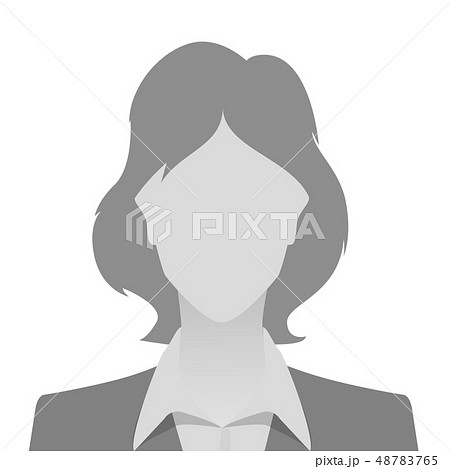 Person gray photo placeholder woman 48783765