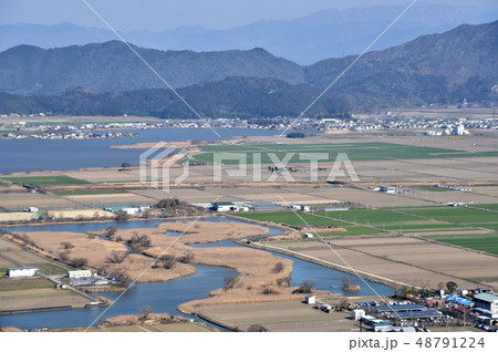 八幡山から安土山を望む 八幡山から安土山を望む 48791224