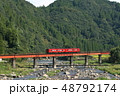 橋梁を渡るローカル線 48792174