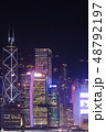 香港、香港島の夜景 48792197