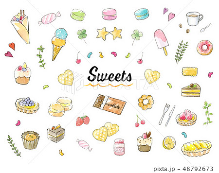 35 お 菓子 イラスト 手書き 無料イラスト素材集