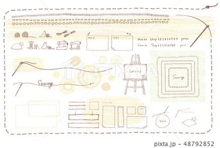 sewing illust 48792852