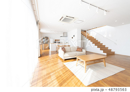 リビングダイニング リビング マイホームの写真素材