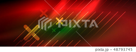 Abstract neon glowing light background. Dark background with lights. Abstract background with neon 48793745