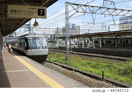 小田急　箱根湯本駅　ロマンスカー 48794723