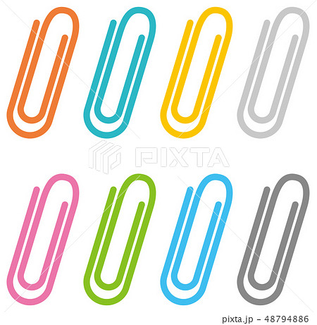 ゼムクリップのイラスト 48794886