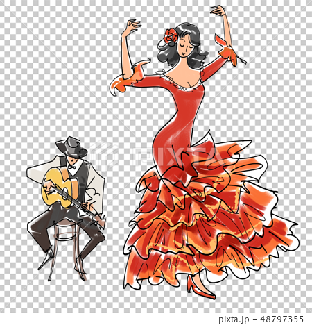 Flamenco Stock Illustration