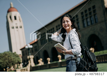 Asian female college student study abroad Asian female college student study abroad 48798317