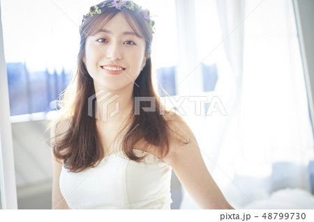 美しい女性 ウエディングポートレート 美しい女性 ウエディングポートレート 48799730