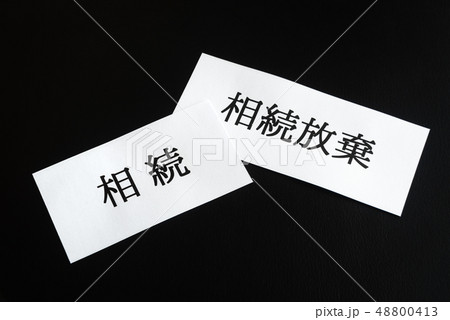 相続放棄　相続 48800413