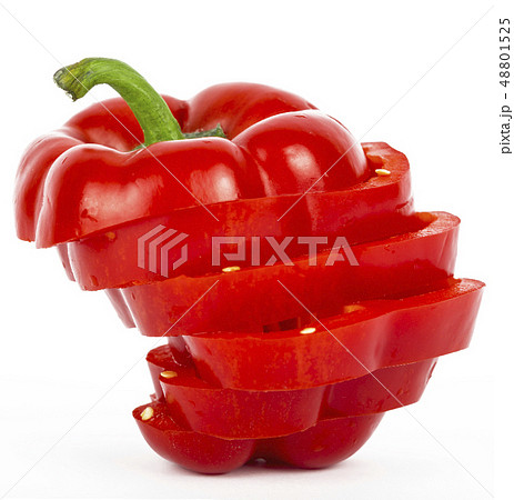 Paprika, pepper,red,slices,vegetable,vegetarian 48801525