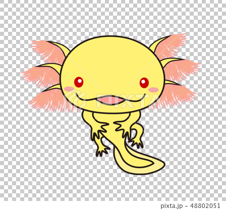 Wooper-per-body Axolotl Golden Albino 48802051