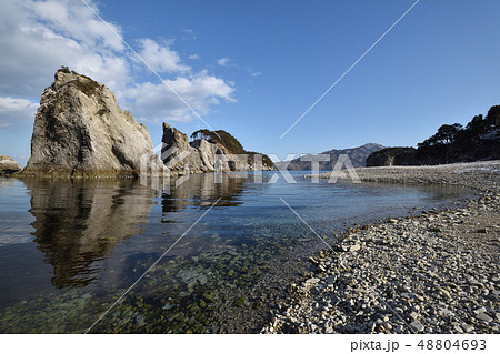 浄土ヶ浜、冬 48804693