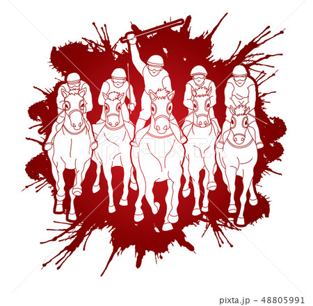 Riding horse Race horse Jockey Equestrian vector Riding horse Race horse Jockey Equestrian vector 48805991