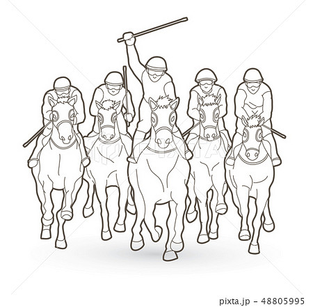 Riding horse Race horse Jockey Equestrian vector Riding horse Race horse Jockey Equestrian vector 48805995