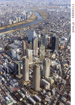 武蔵小杉付近を空撮 武蔵小杉付近を空撮 48806311